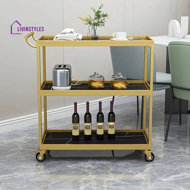 Siddharth Stainless Steel Kitchen Trolley