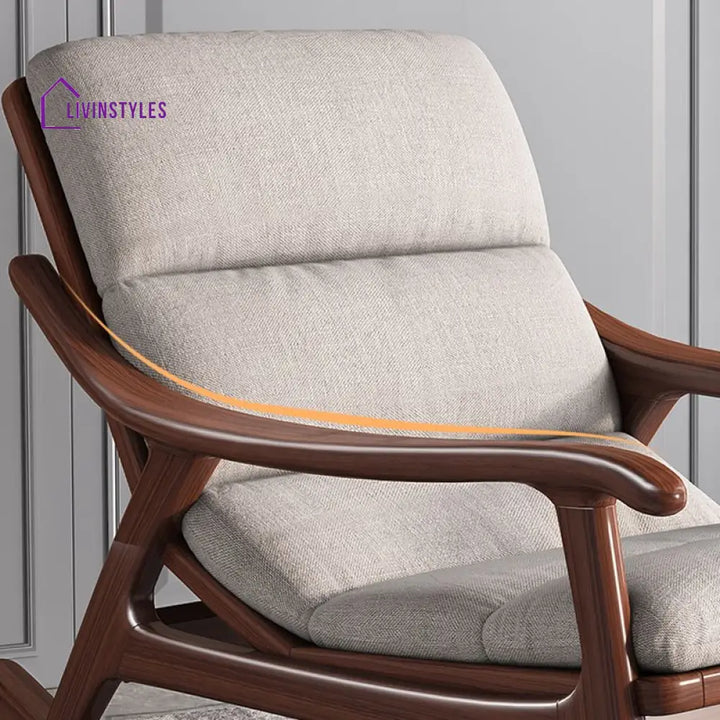 Sienna Solid Wood Rocking Chair for Living Room