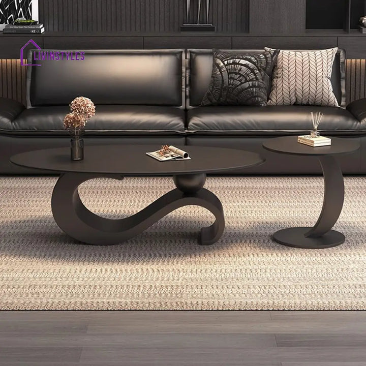 Solis Stainless Steel Coffee Table for Living Room - Single Big Table
