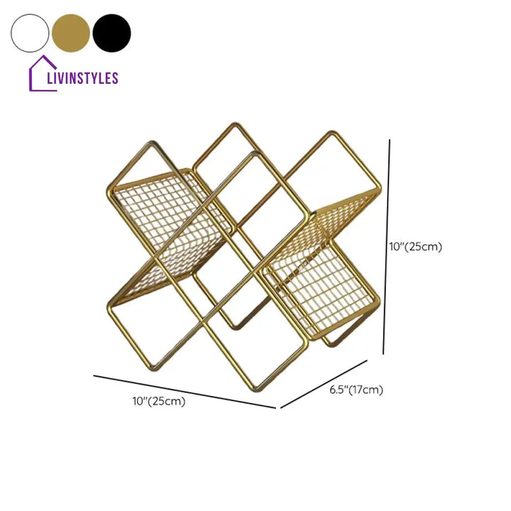 Tamanna Stainless Steel Wine Rack
