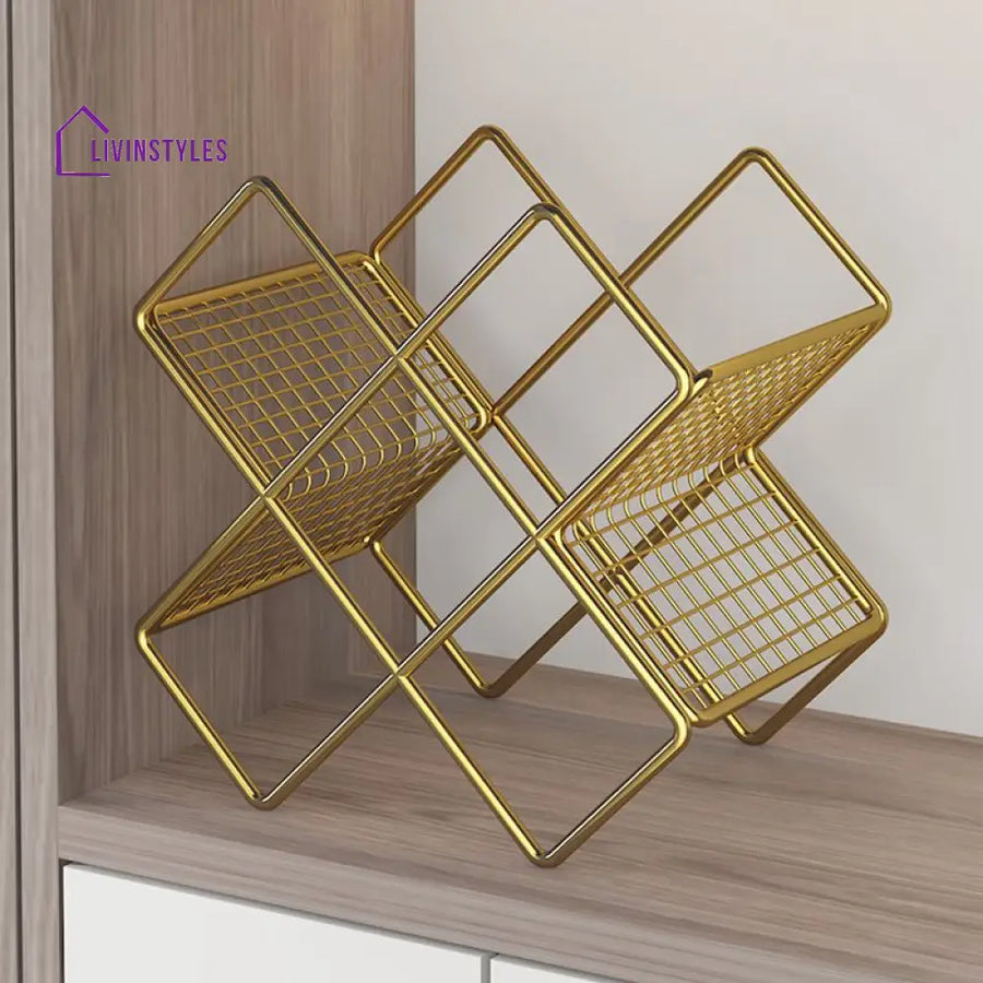 Tamanna Stainless Steel Wine Rack