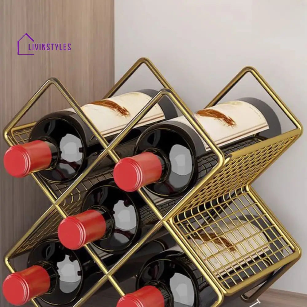Tamanna Stainless Steel Wine Rack