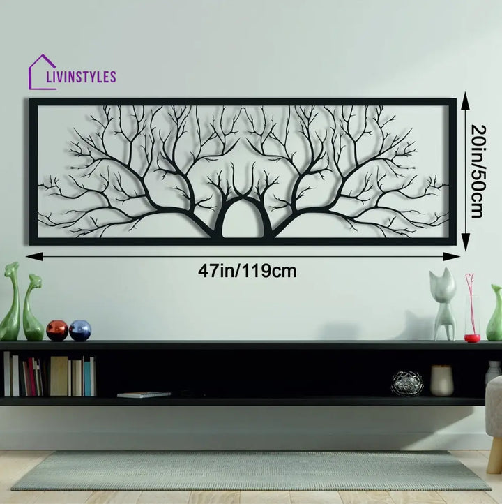 Tree Branch Metal Wall Art