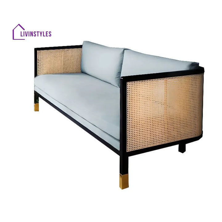Ushika Solid Wood 3 Seater Sofa for Living Room