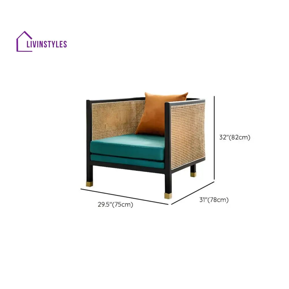 Ushika Solid Wood 3 Seater Sofa for Living Room