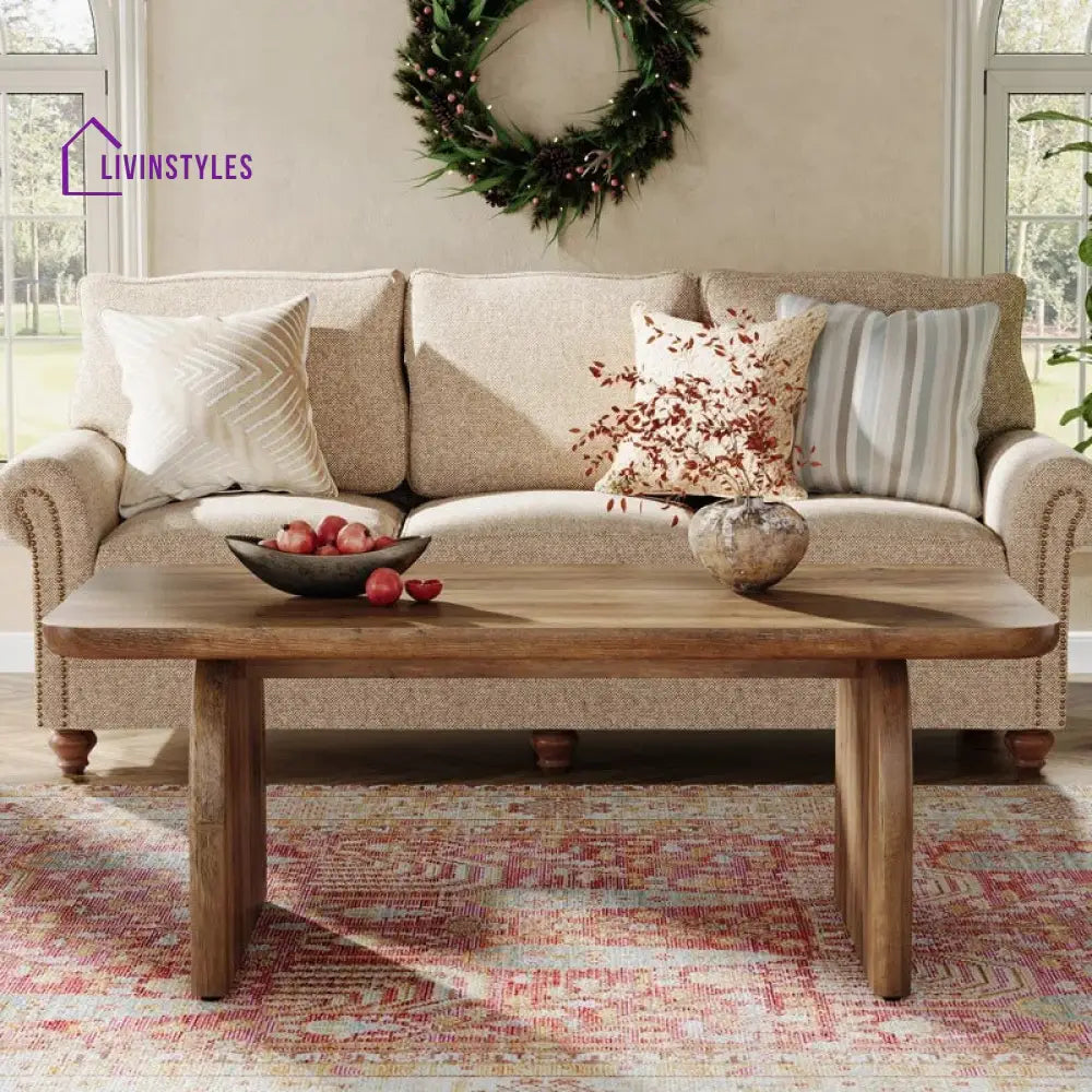 Vandana Solid Wood Coffee Table for Living Room