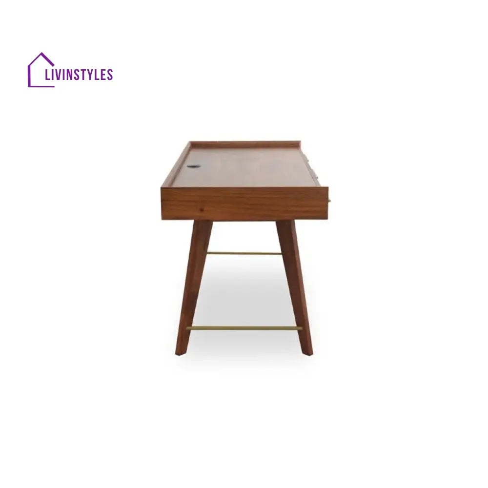 Vasily Solid Sheesham Wood Study Table for Students