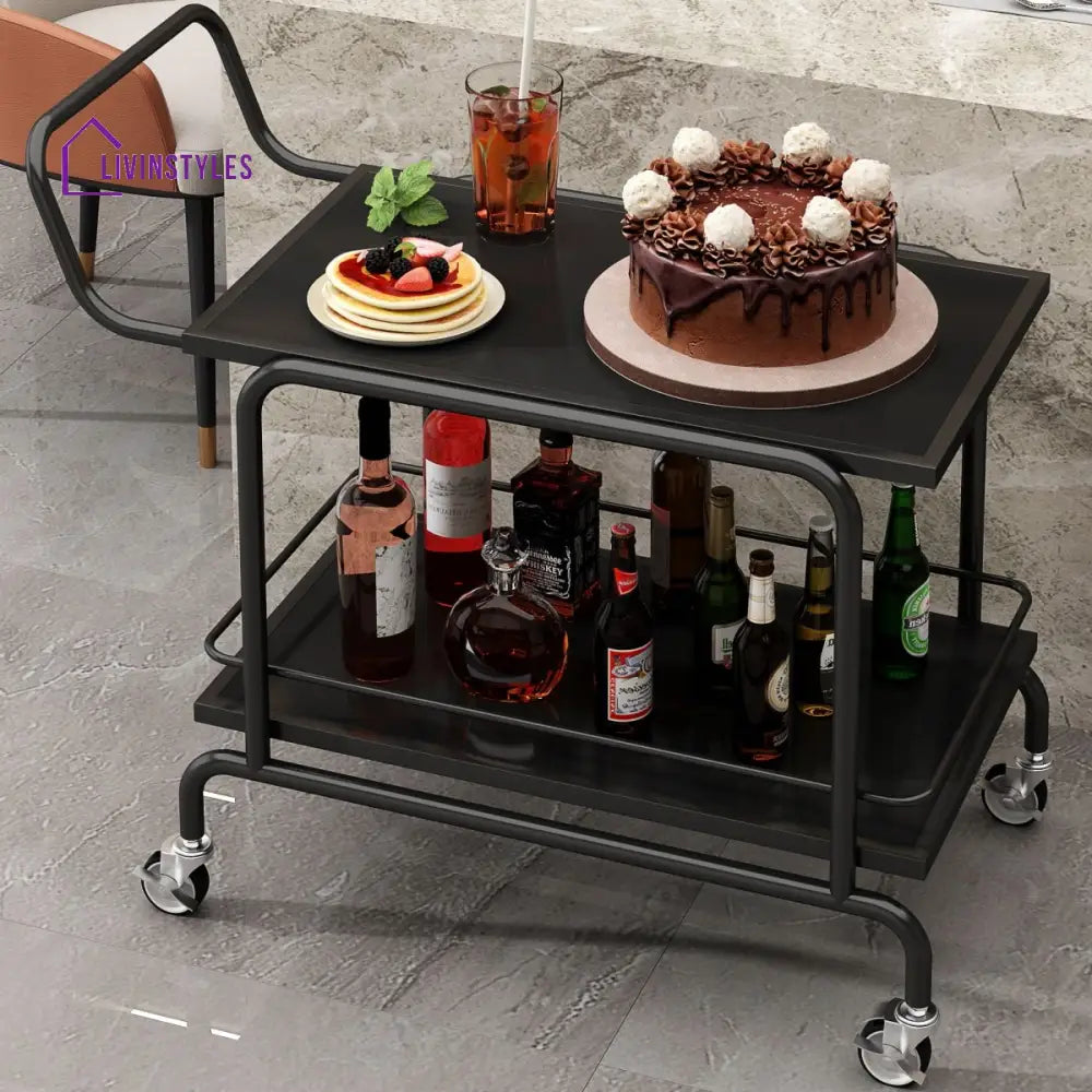 Vihaan Stainless Steel Kitchen Trolley