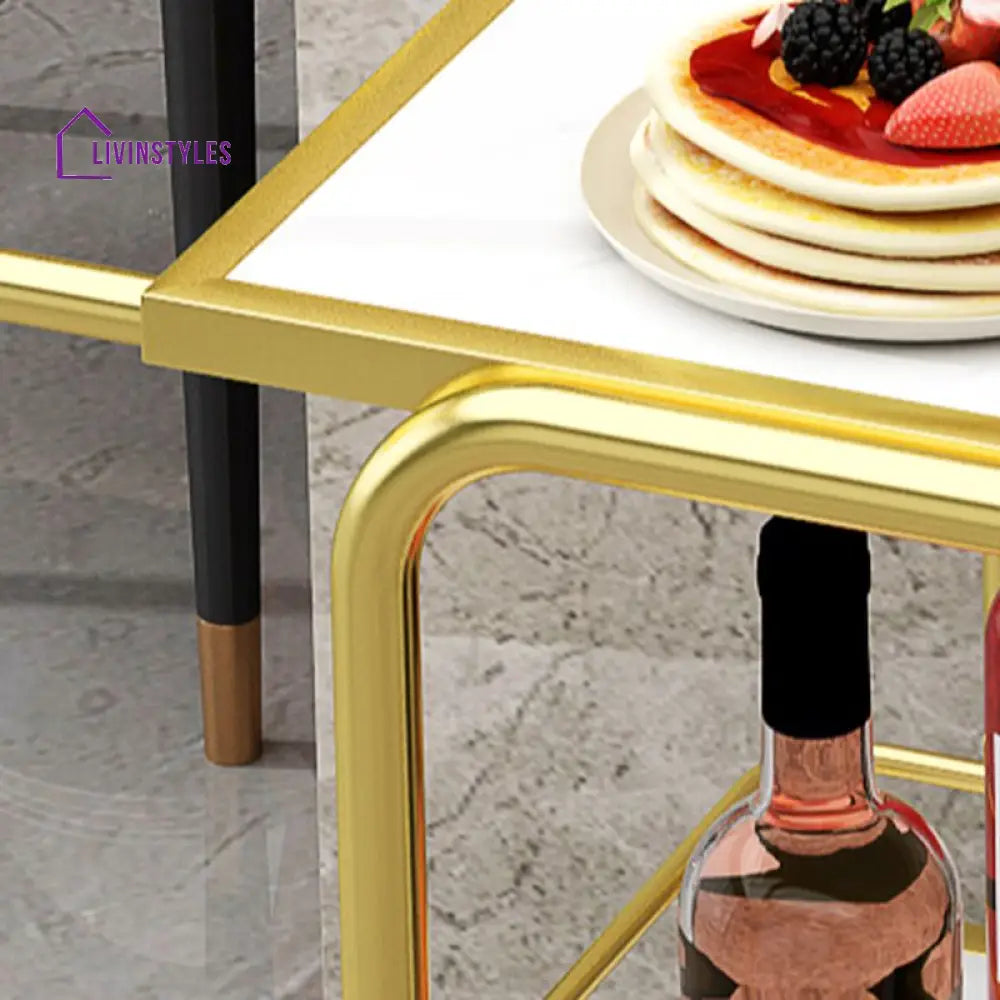 Vihaan Stainless Steel Kitchen Trolley