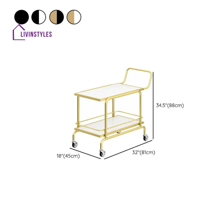 Vihaan Stainless Steel Kitchen Trolley
