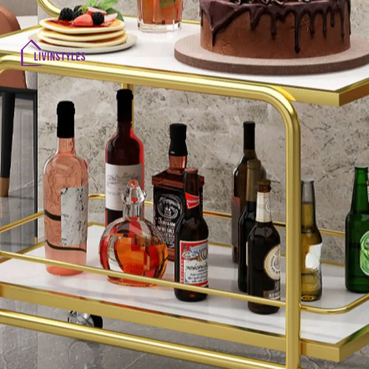 Vihaan Stainless Steel Kitchen Trolley