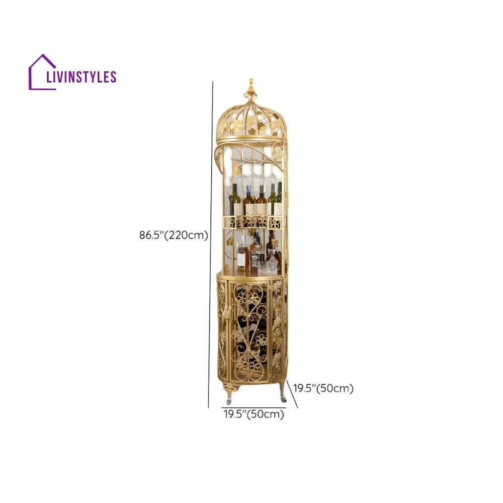 Vivaan Metal Wine Rack