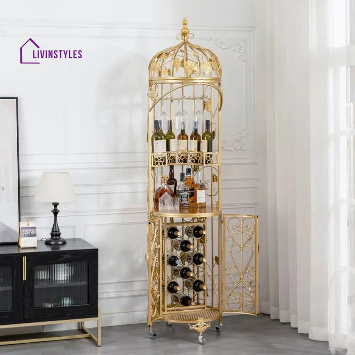 Vivaan Metal Wine Rack