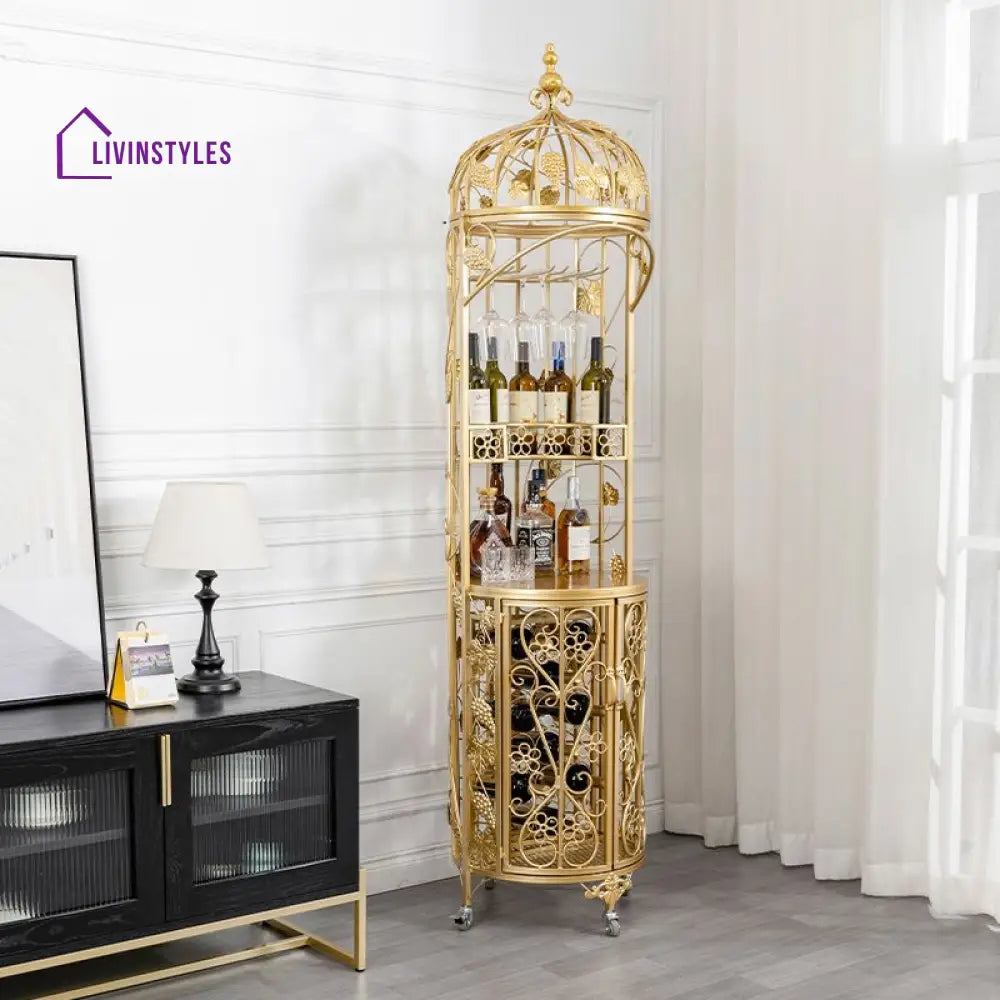 Vivaan Metal Wine Rack