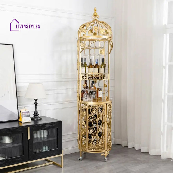 Vivaan Metal Wine Rack