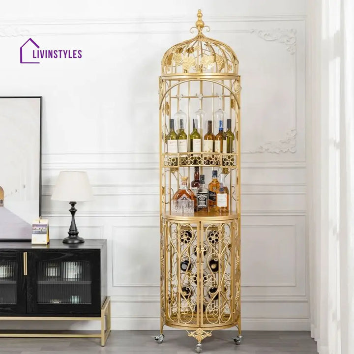 Vivaan Metal Wine Rack