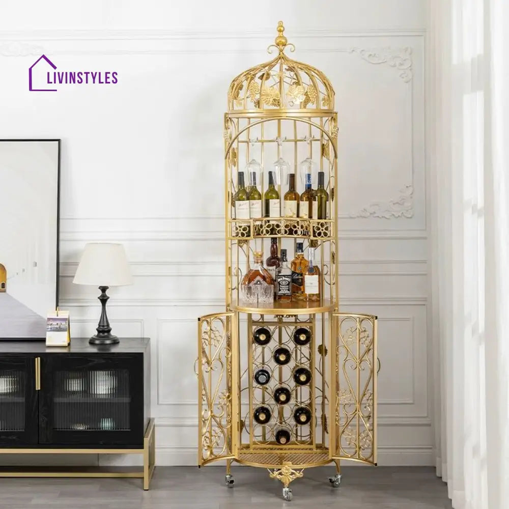 Vivaan Metal Wine Rack