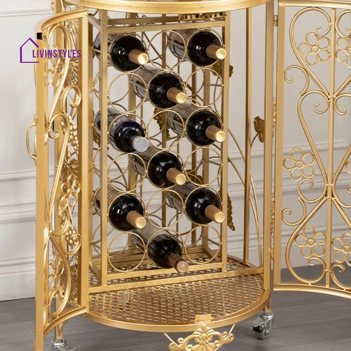 Vivaan Metal Wine Rack