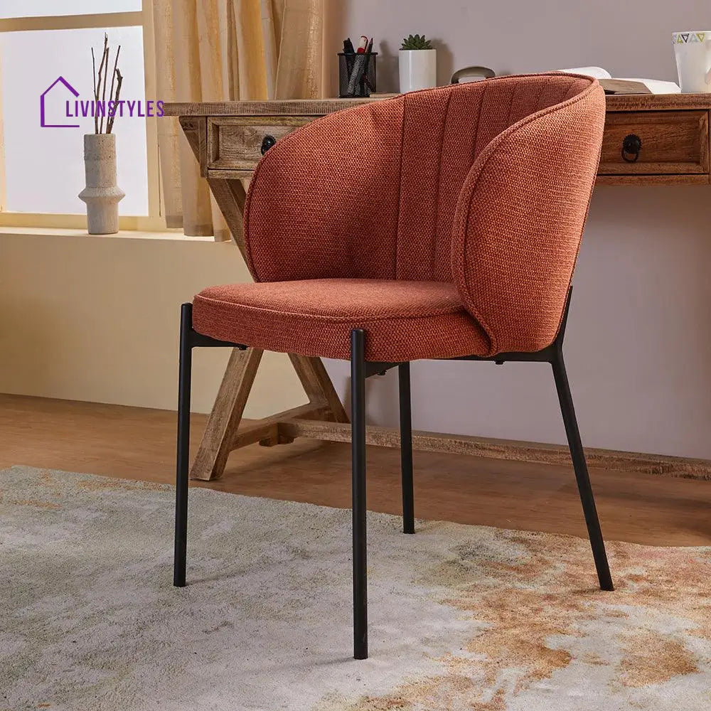 Willow Wharf Dining & Study Chair Dusty Orange Chair