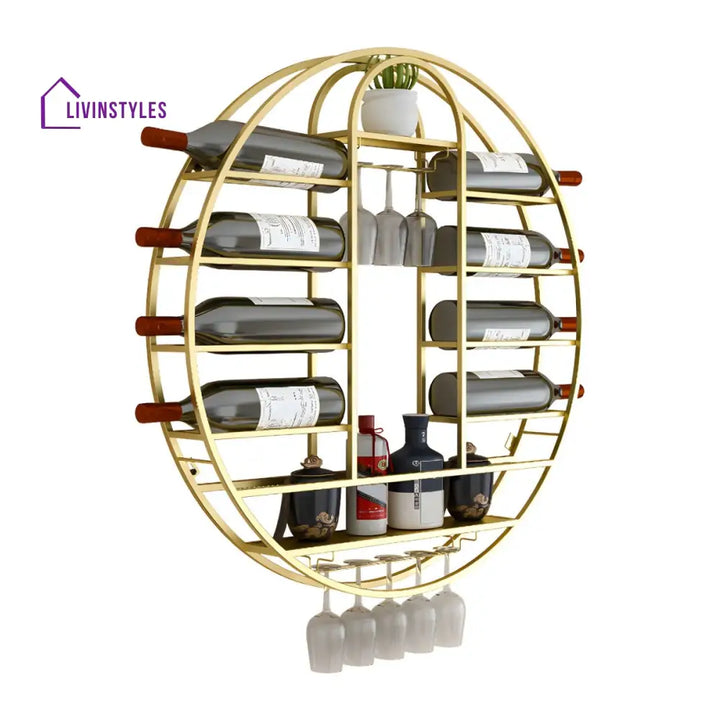 Yuvraj Metal Wine Rack