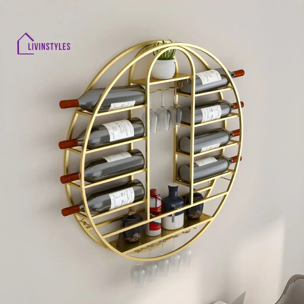 Yuvraj Metal Wine Rack