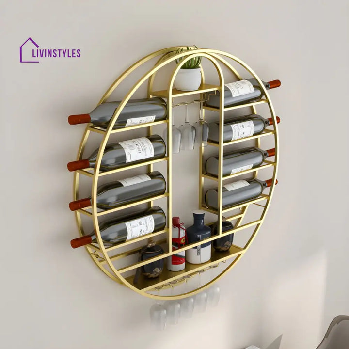 Yuvraj Metal Wine Rack