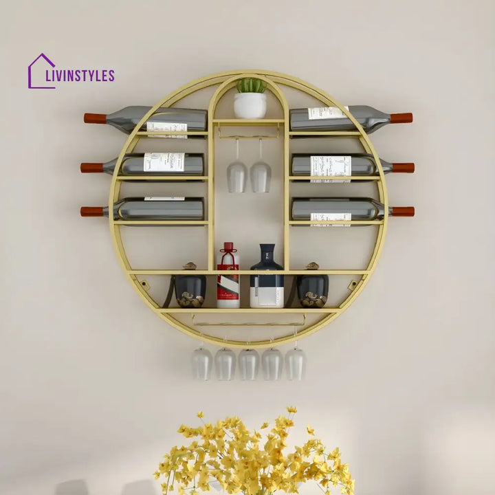 Yuvraj Metal Wine Rack