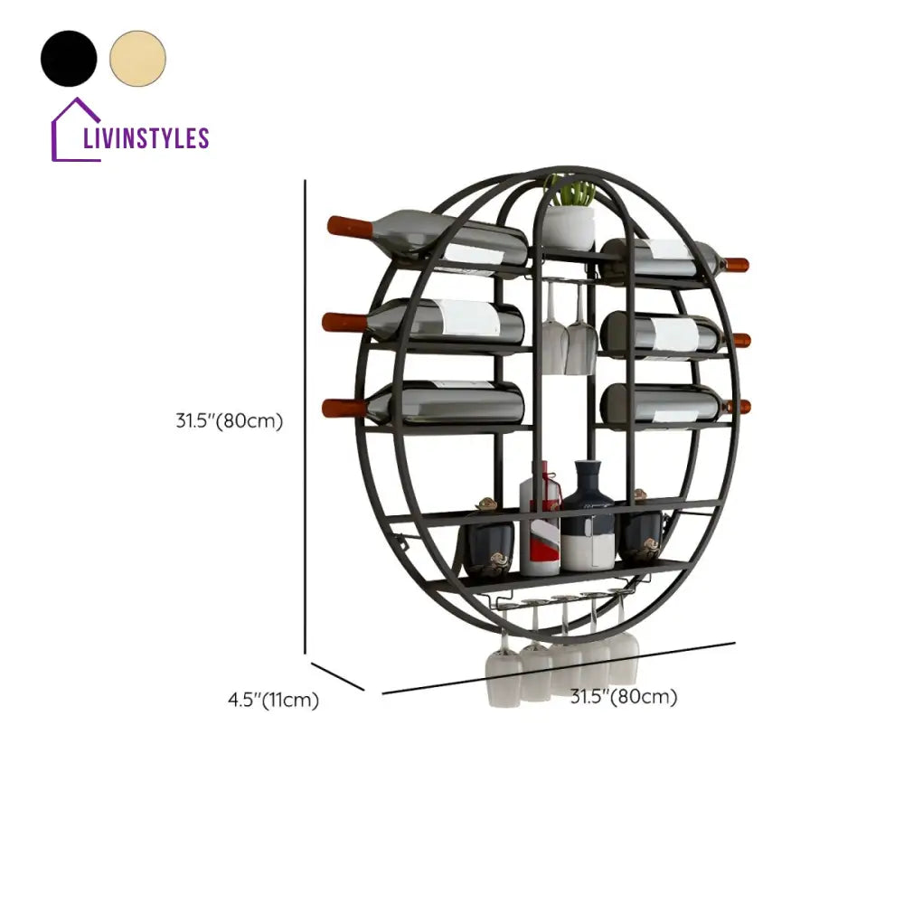 Yuvraj Metal Wine Rack