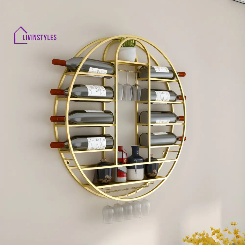 Yuvraj Metal Wine Rack