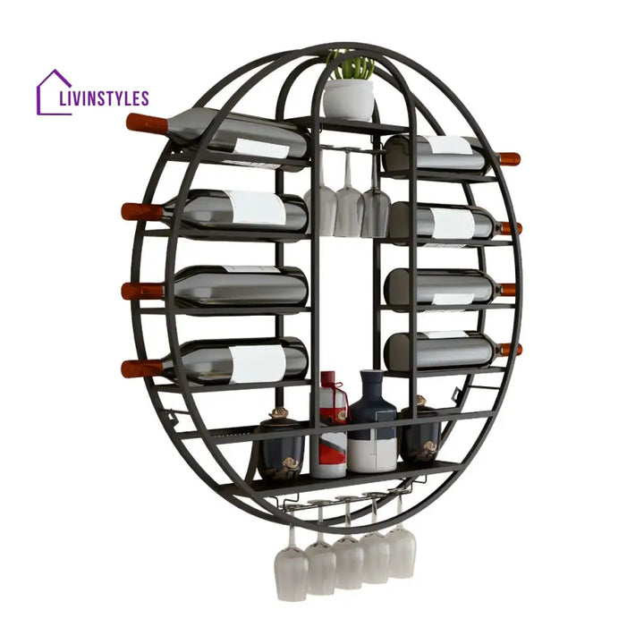 Yuvraj Metal Wine Rack