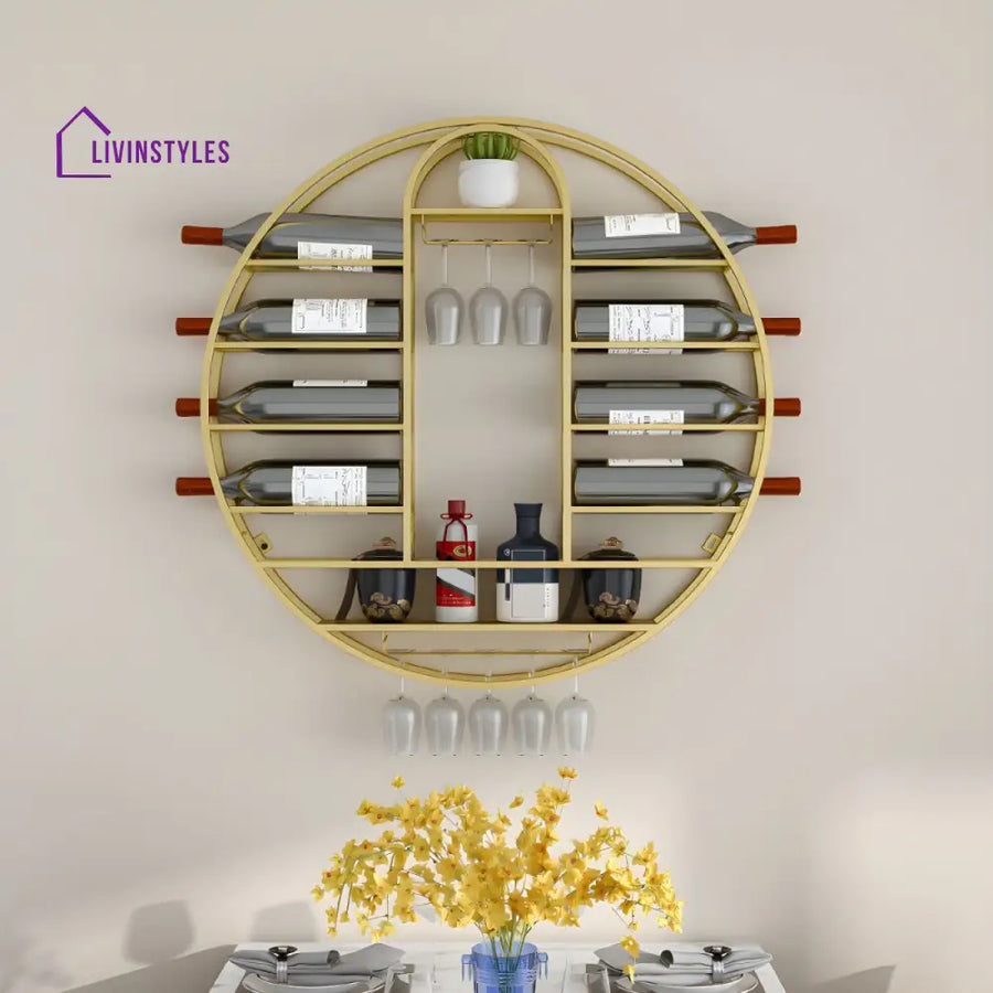 Yuvraj Metal Wine Rack