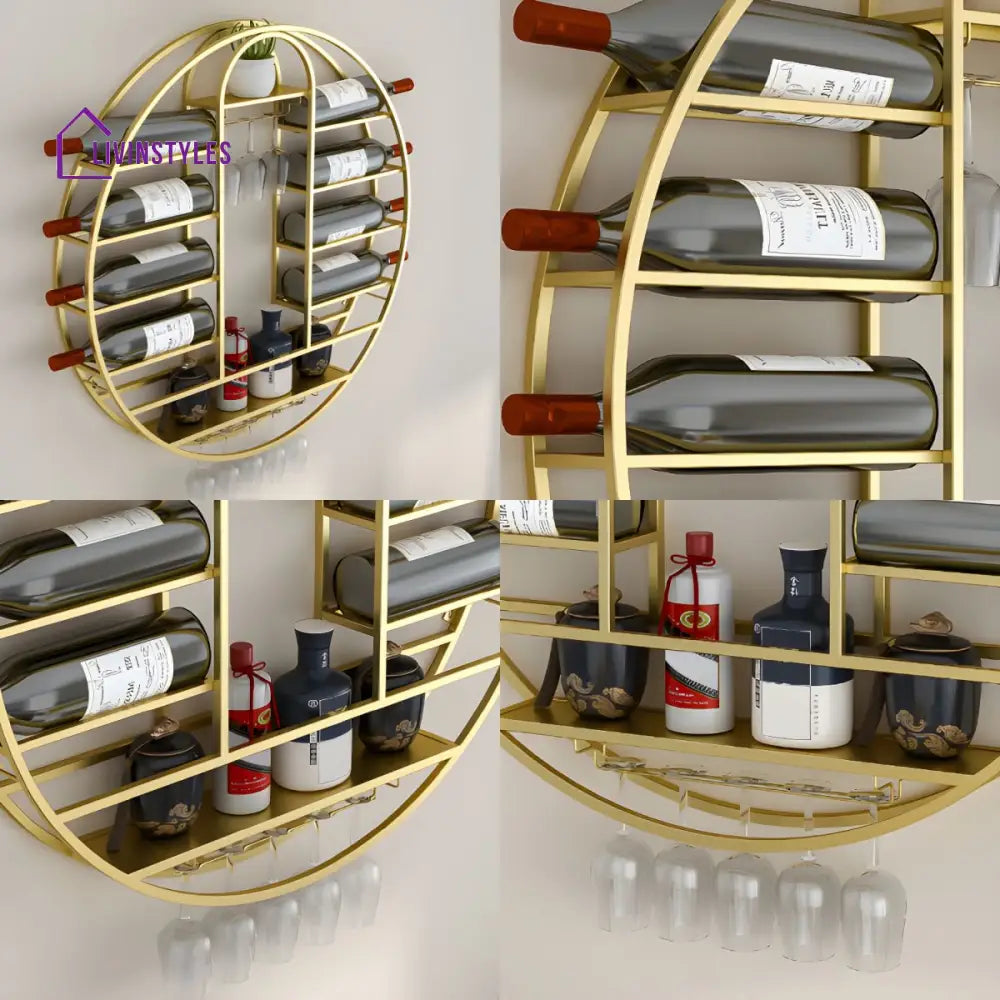 Yuvraj Metal Wine Rack
