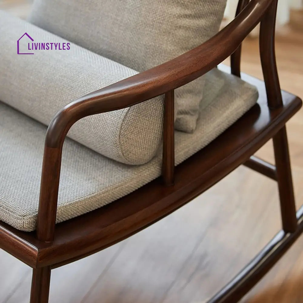 Zayla Sheesham Wood Rocking Chair