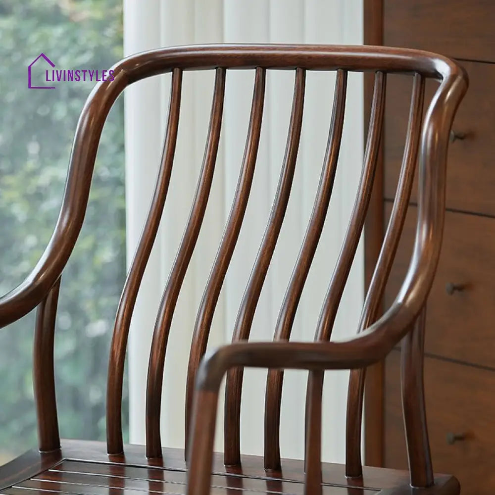 Zayla Sheesham Wood Rocking Chair