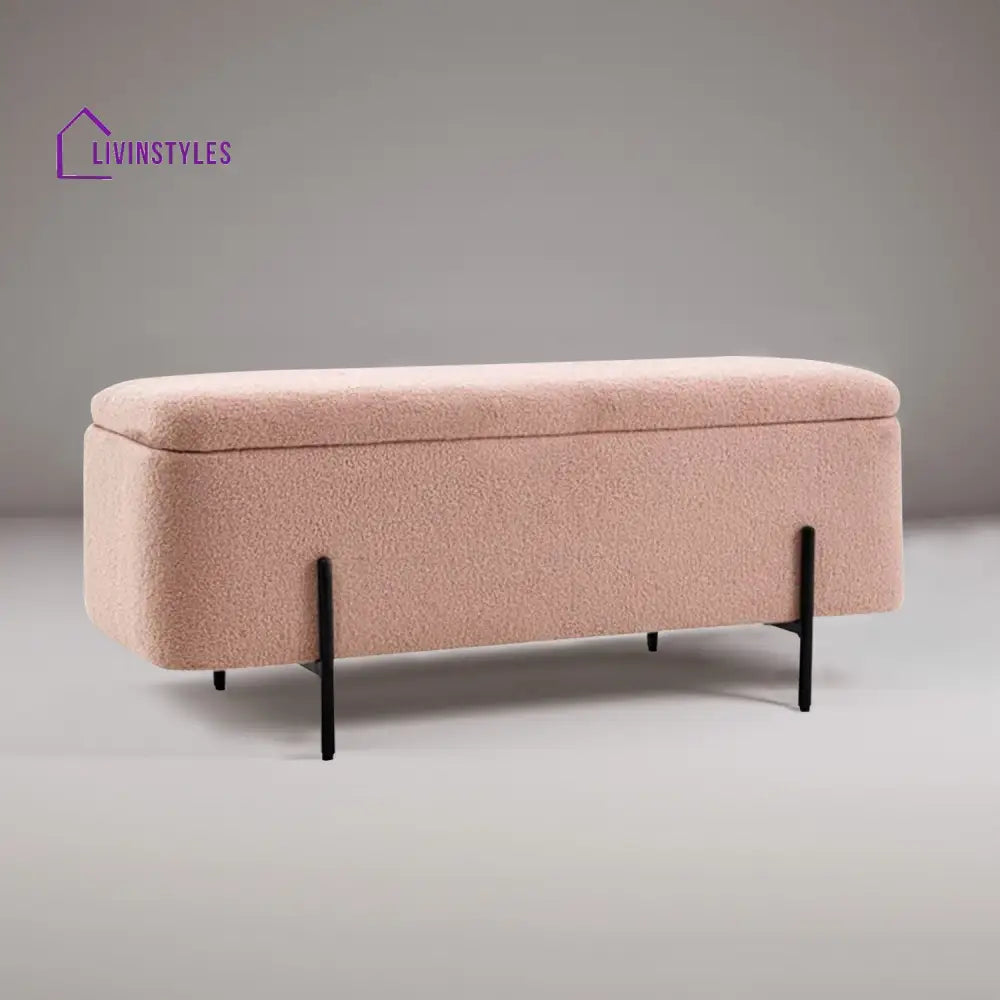 Zoya Petal Perch Storage Bench Furniture