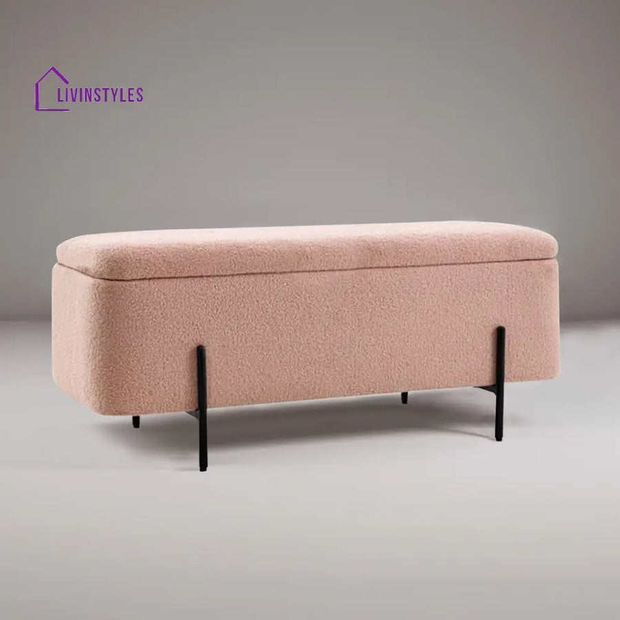 Zoya Petal Perch Storage Bench Furniture