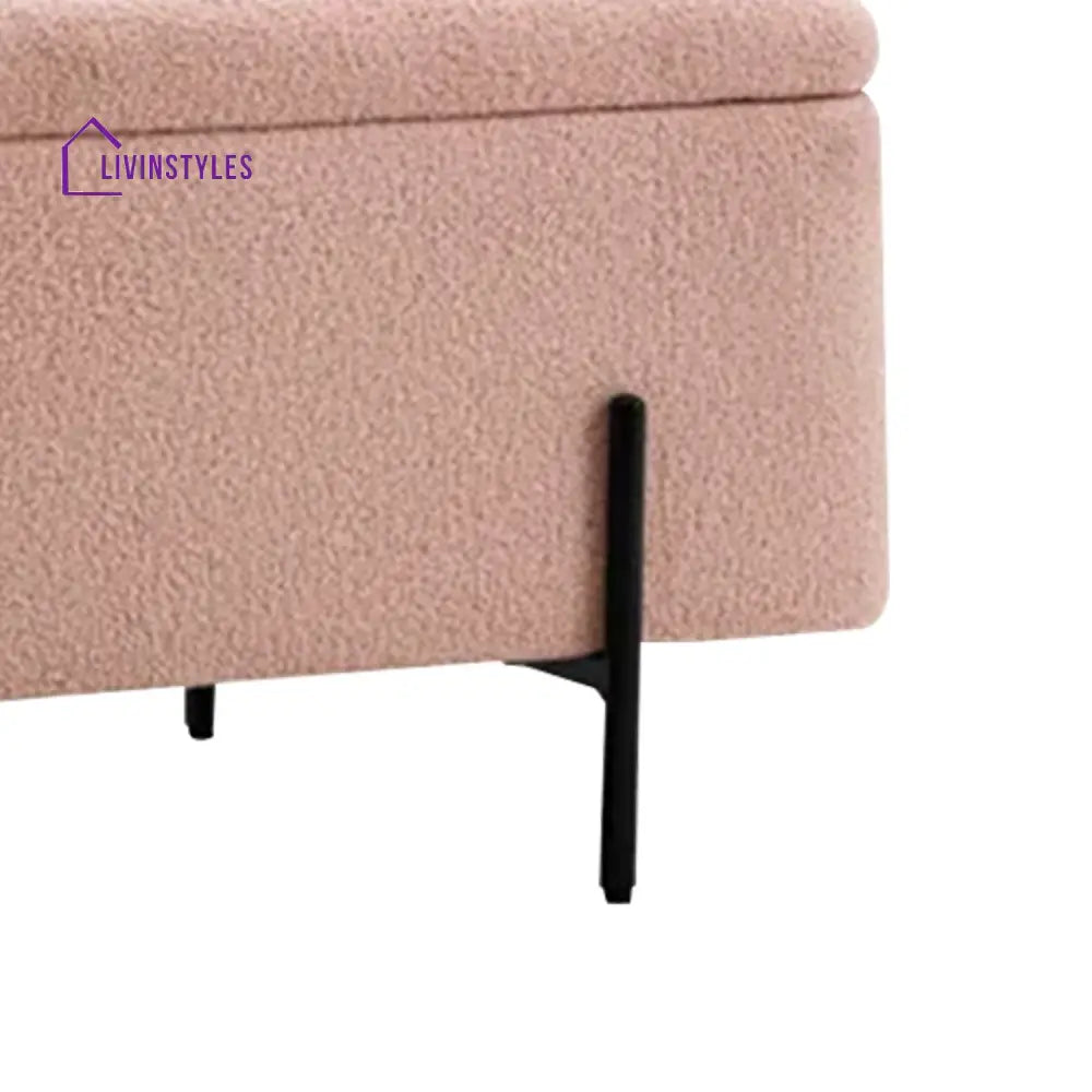 Zoya Petal Perch Storage Bench Furniture