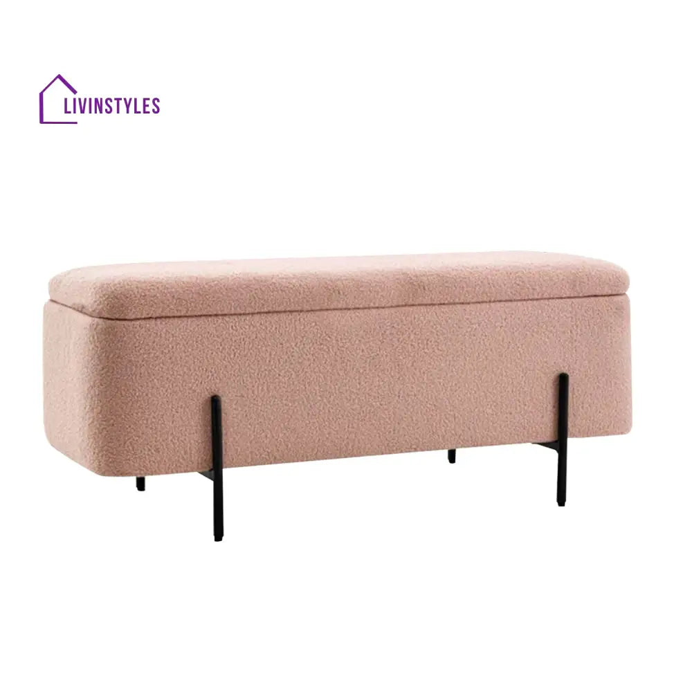 Zoya Petal Perch Storage Bench Furniture