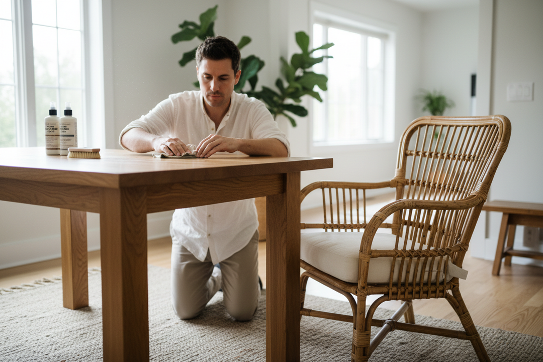 Furniture Care Guide: How to Maintain Your Wood and Rattan Pieces