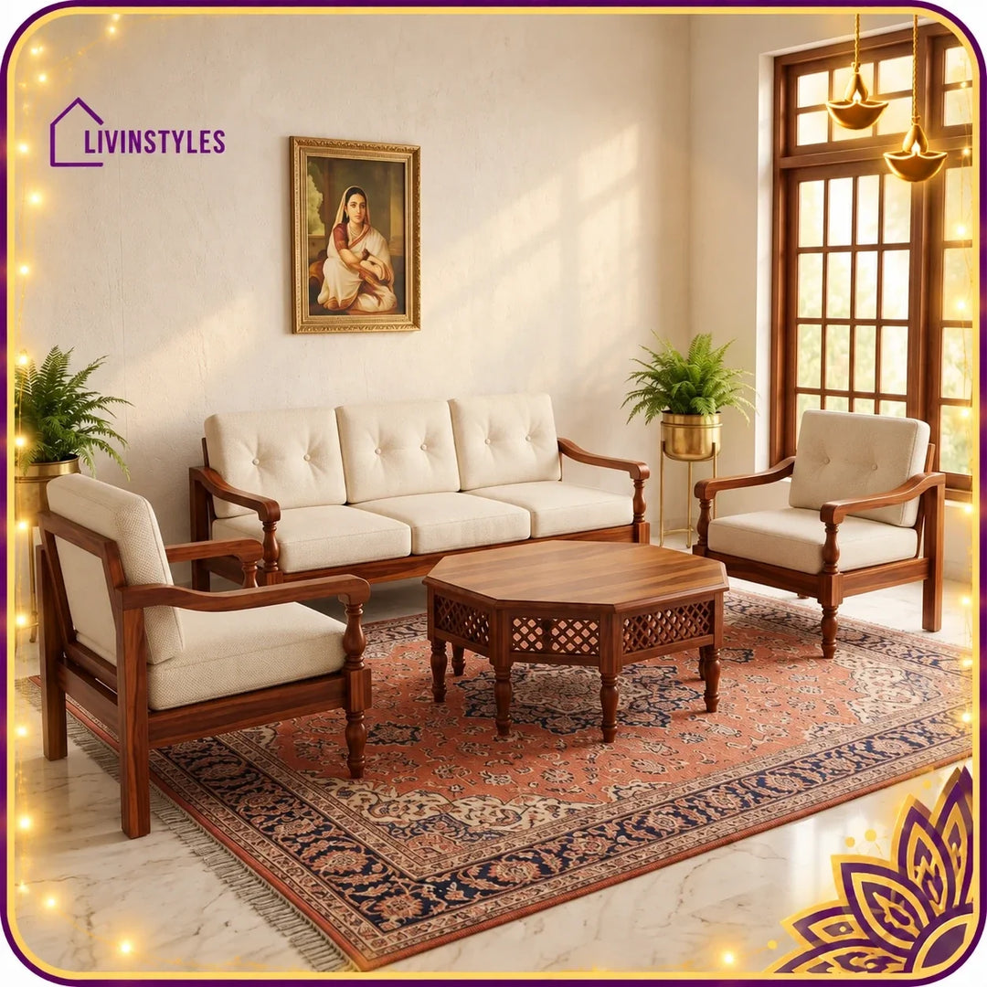 Wooden Sofa Set