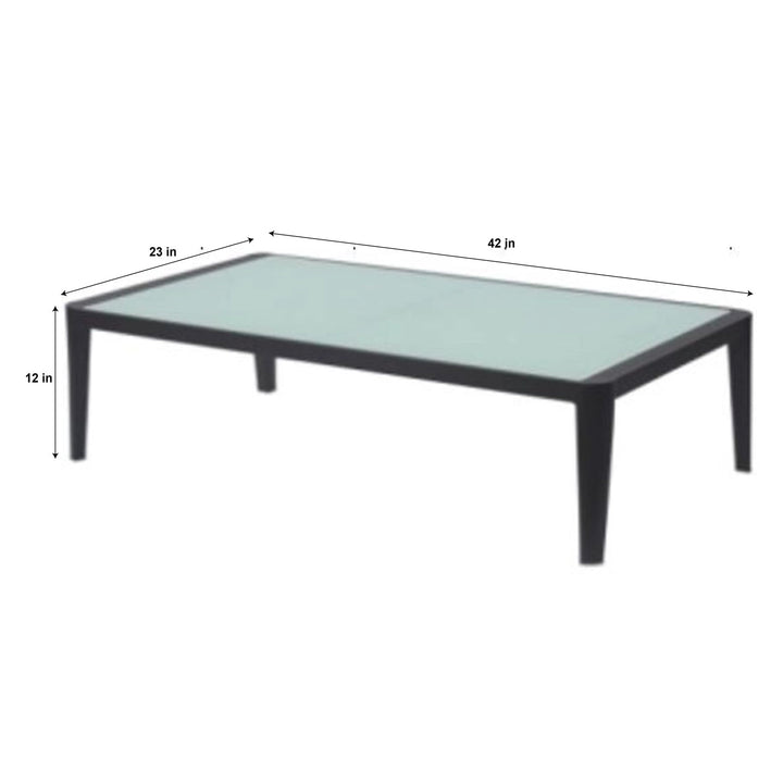 Marsh Outdoor Sofa Set 2 Seater, 1 Single Seater and 1 Center Table Set (White)