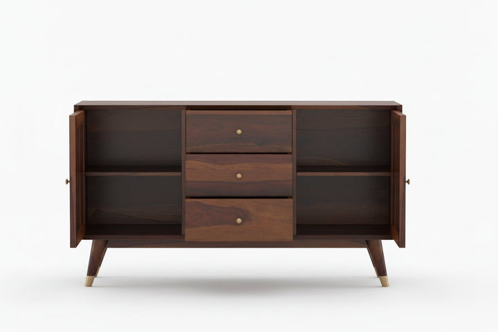 Xuan Sheesham Wood Cane Cabinet and Sideboard