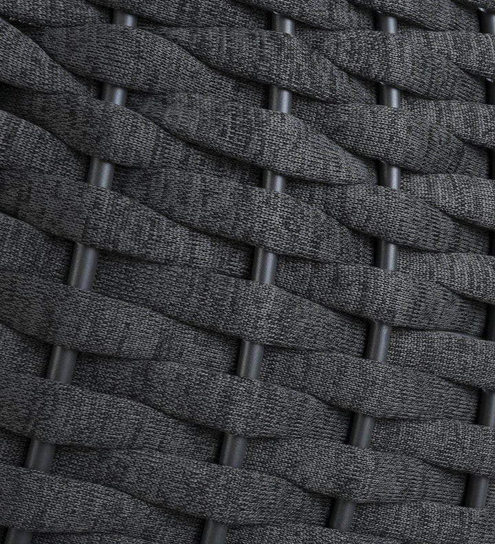 Eurig Single Seater Hanging Swing With Stand For Balcony, Garden (Grey) Braided & Rope