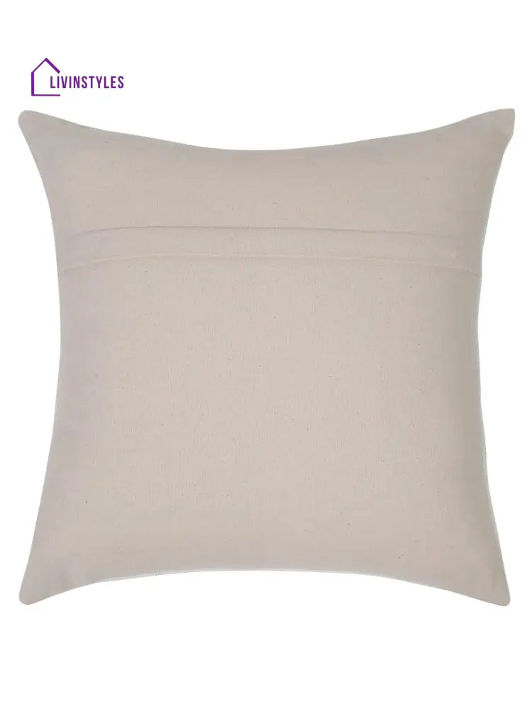 100% Cotton Tufted Sage Green Cushion Cover Set Of 2 (18X18 Inch)