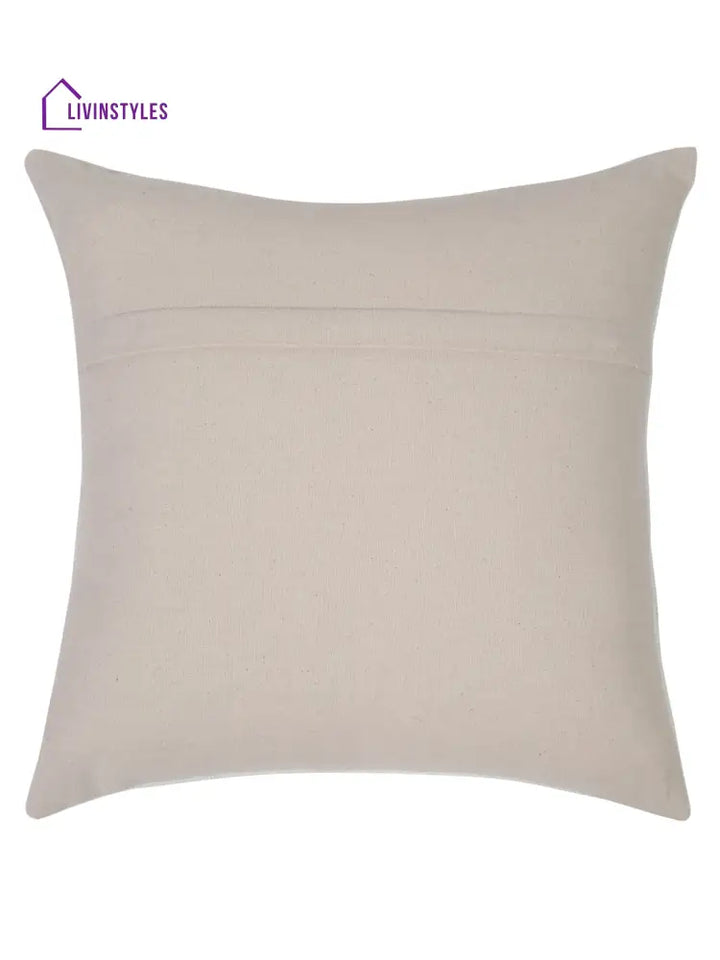100% Cotton Tufted Sage Green Cushion Cover Set Of 2 (18X18 Inch)