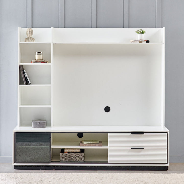 OmkarWood Elegance Max TV Entertainment Unit
