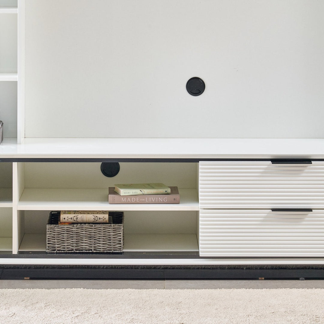 OmkarWood Elegance Max TV Entertainment Unit