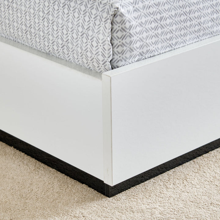 Omkarwood "LuxeNest" Premium King Size Bed with Box & Side Storage