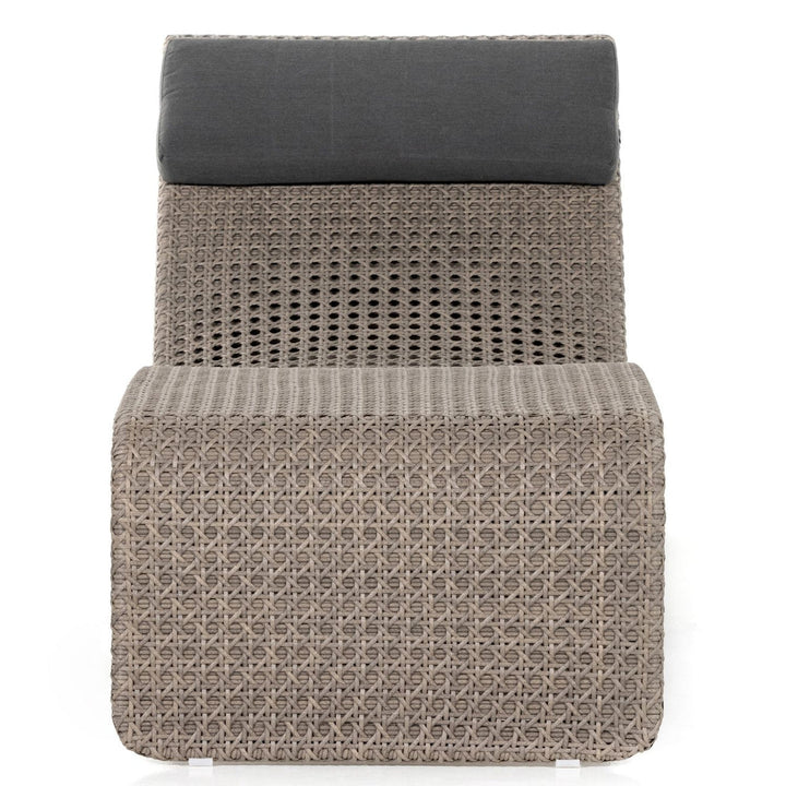 Shergi Outdoor Swimming Poolside Lounger (Brown)