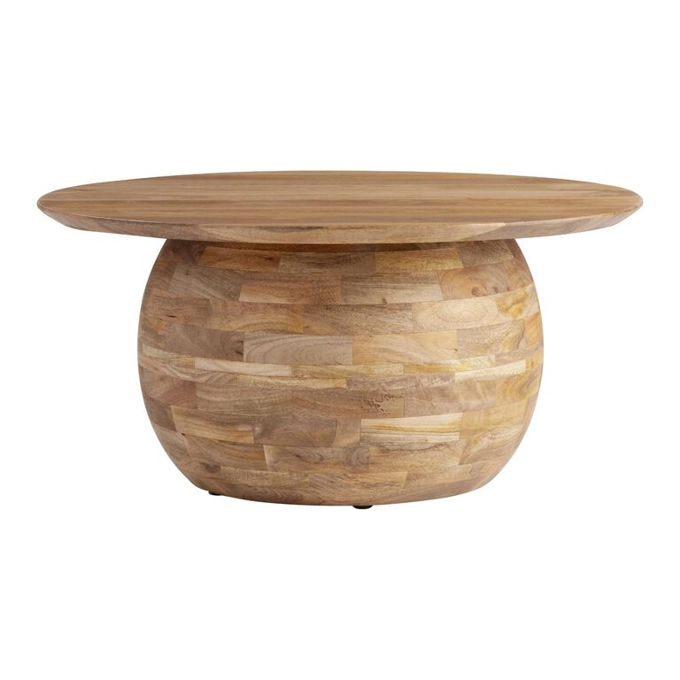 Vedika Solid Mango Wood Coffee Table for Living Room